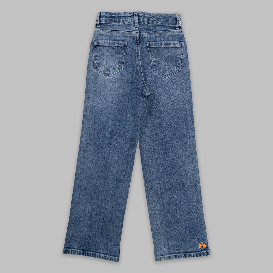 Modish Jeans for Kids and Girls Back View