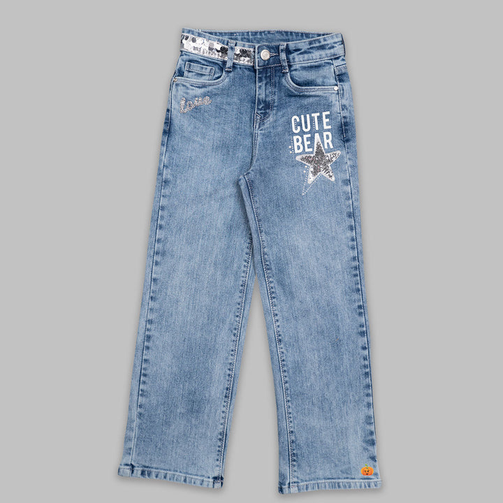 Modish Jeans for Kids and Girls Front View