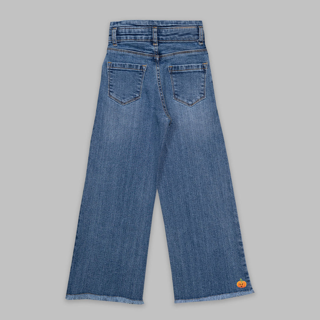 Premium Denim Jeans for Girls Back View