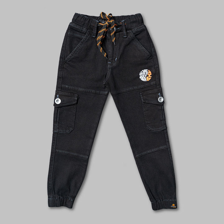 Boys Black Jogger Pant