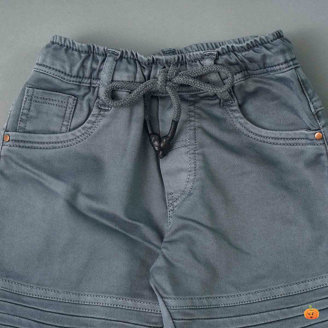 Drawstring Boys Jogger Pant Close Up View