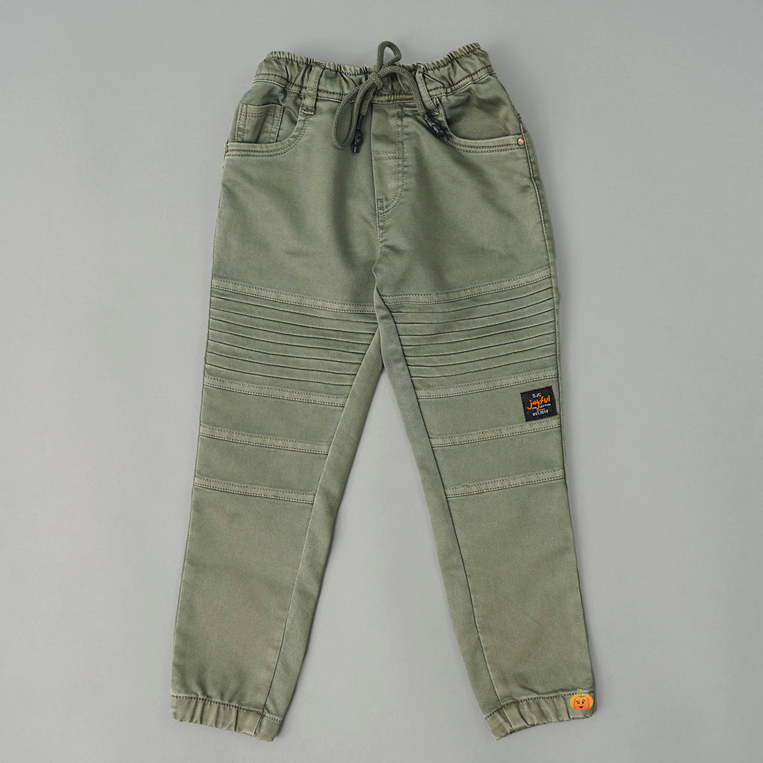 Drawstring Boys Jogger Pant Front View