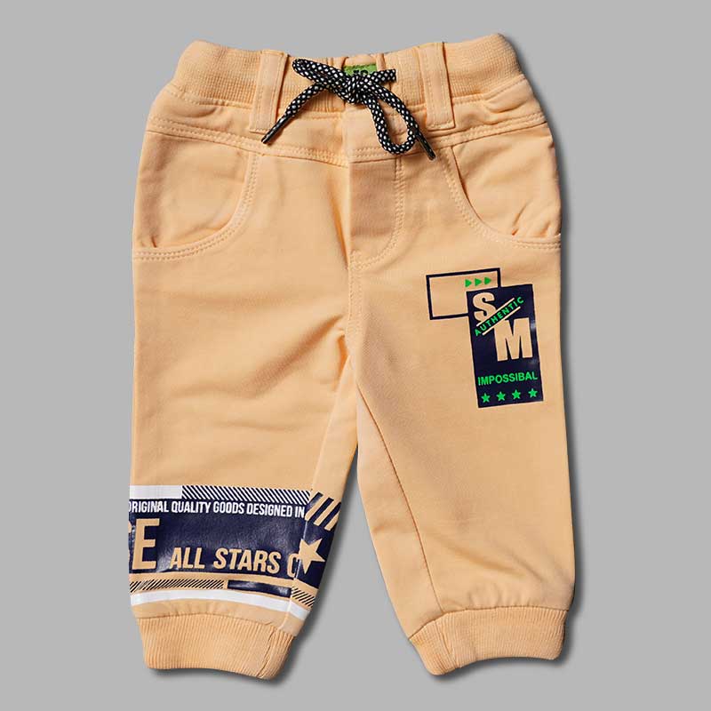 Kids Joggers with Elastic Waist Front View