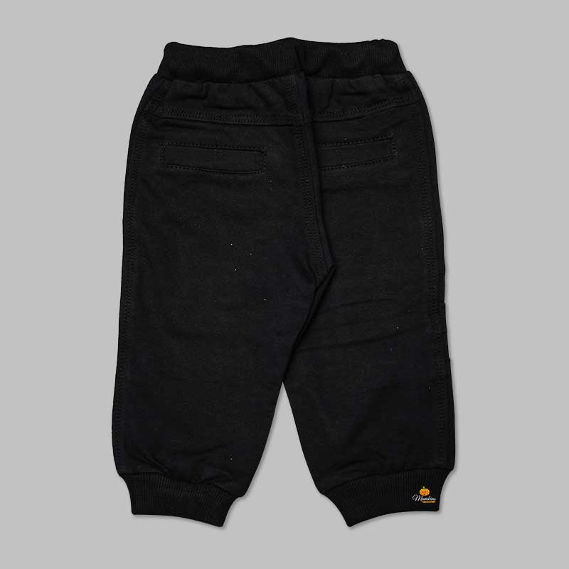 Joggers for Boys with Elastic Waist Back View