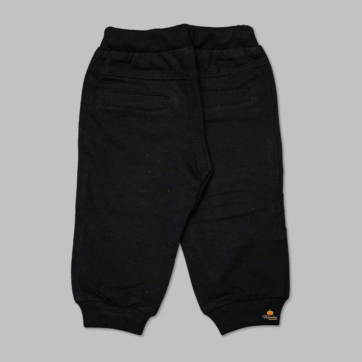Joggers for Boys with Elastic Waist Back View