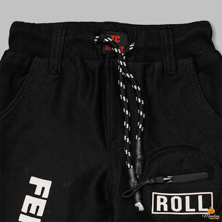 Joggers Pants for Boys Close Up View