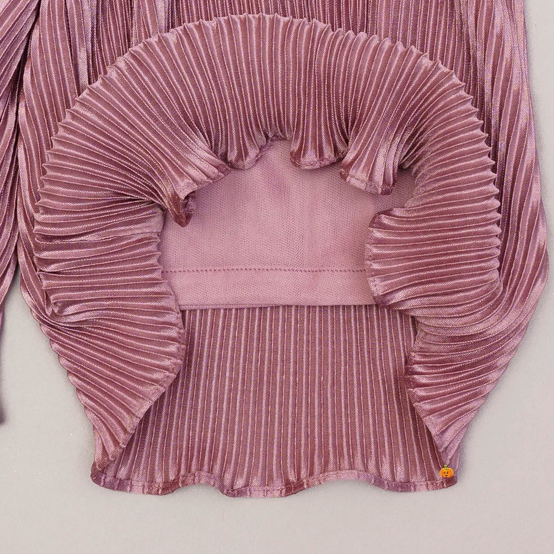 Onion Striped Jump Suit for Girls Inner View