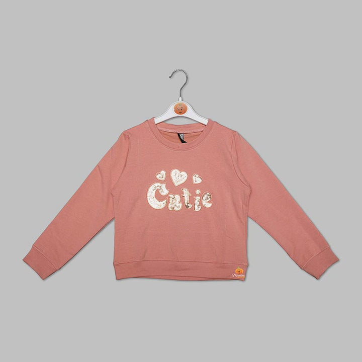 Full Sleeves Kids Top with Design Front View