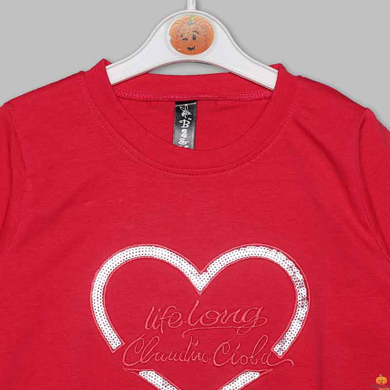 Full Sleeves Top for Girls Close Up View