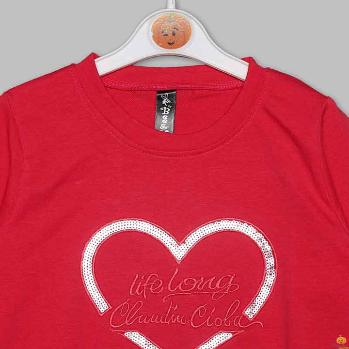 Full Sleeves Top for Girls Close Up View