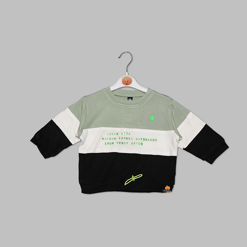 Top for Girls with Pattern Front View