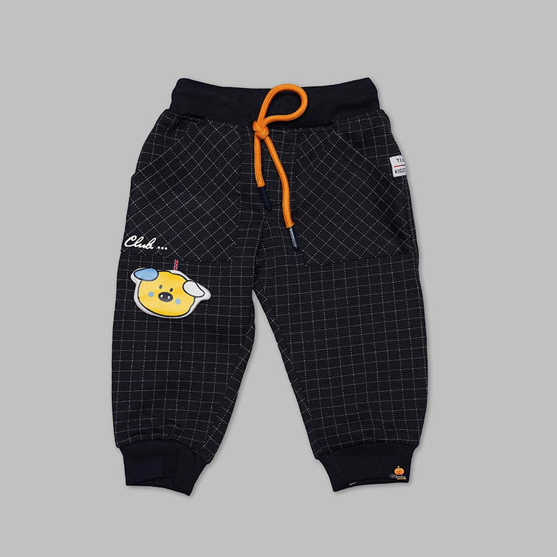 Mustard Full Sleeves Baba Suit for Boys Bottom View