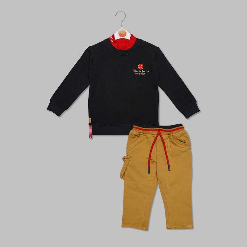 Full Sleeves Baba Suit for Boys Front View