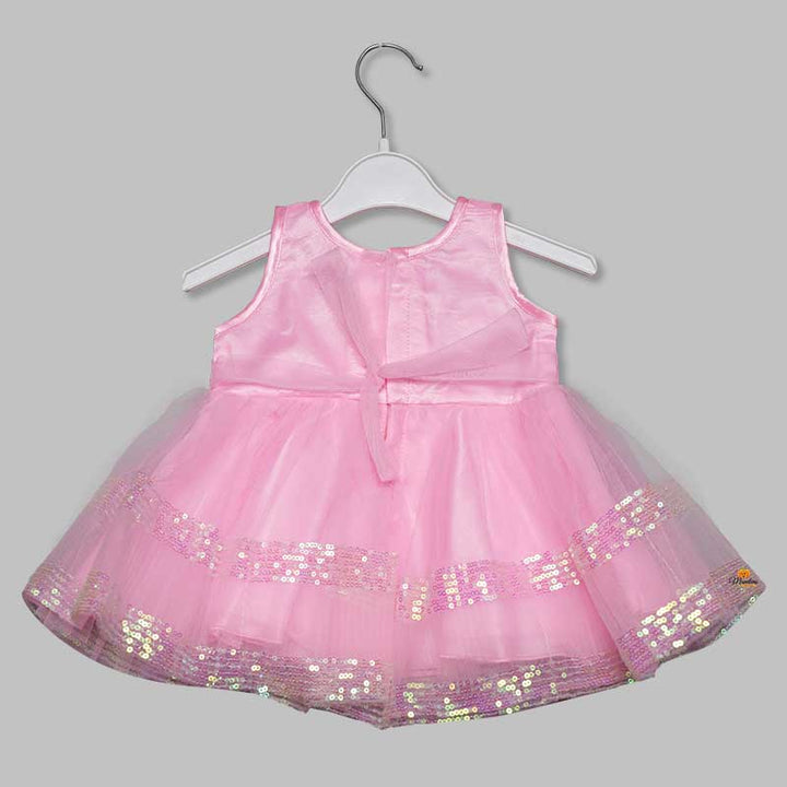 Pink Party Wear for Girls Back 