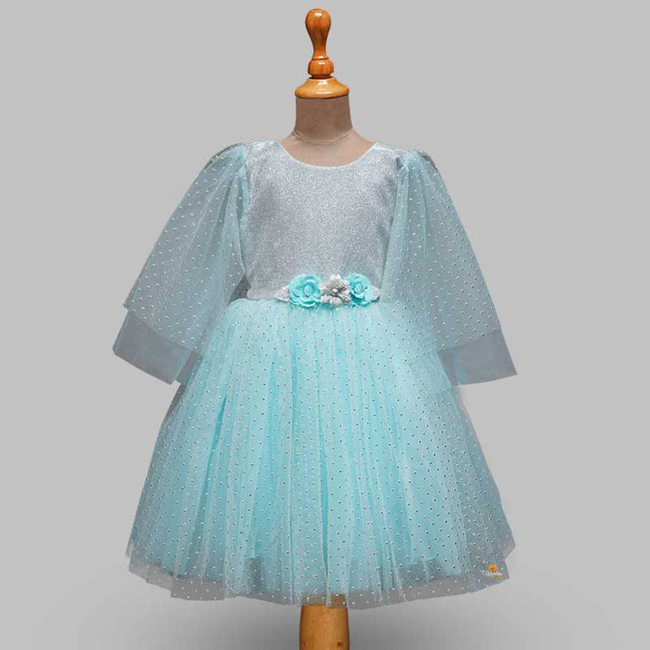  Sky Blue Frock for Girls