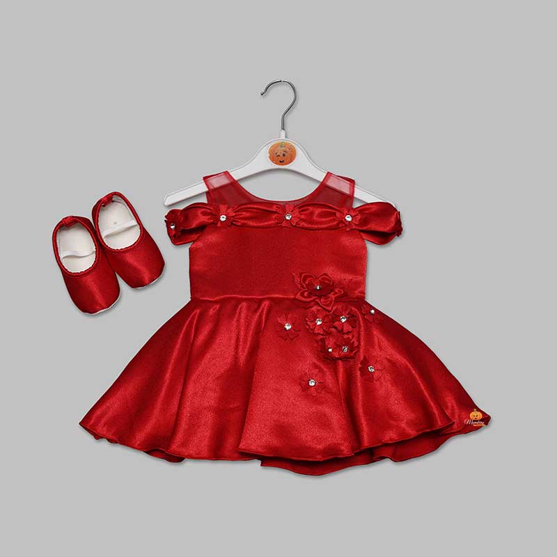 Party Wear Frock for Baby Girls Front View