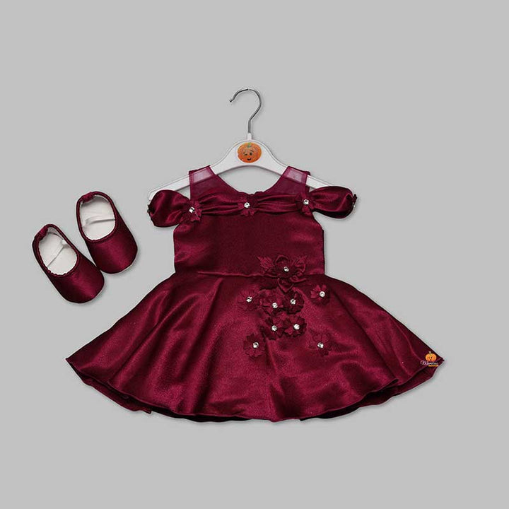 Party Wear Frock for Baby Girls Front View