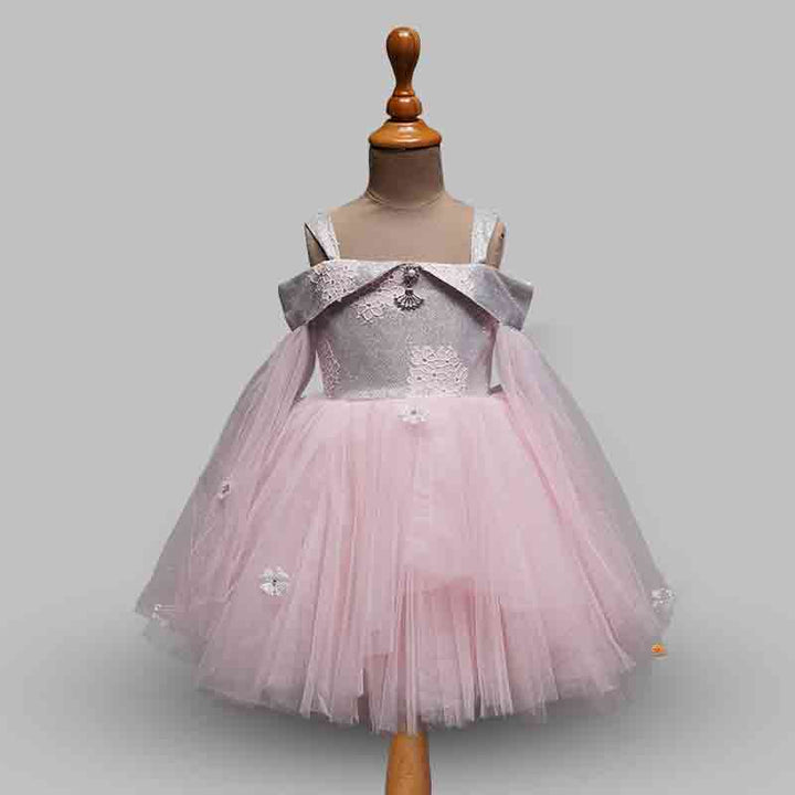 Pink Designer Frock for Kids