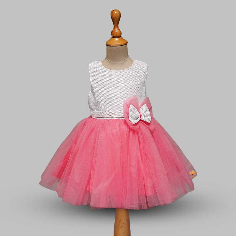 Sea Green-Tomato Frock for Kid Girls Front 