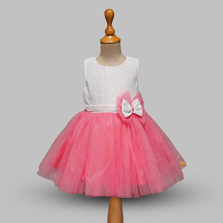 Sea Green-Tomato Frock for Kid Girls Front 
