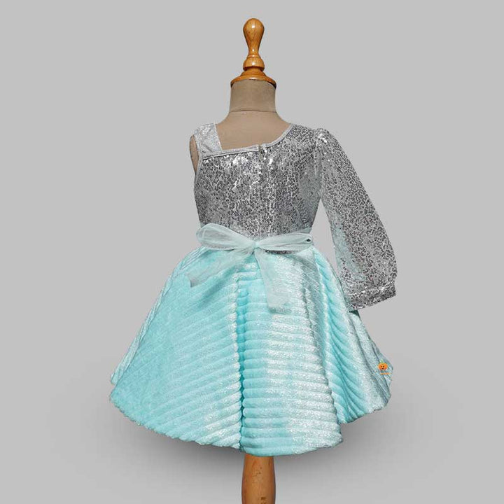 Sea Green Frock for Kid Girls
