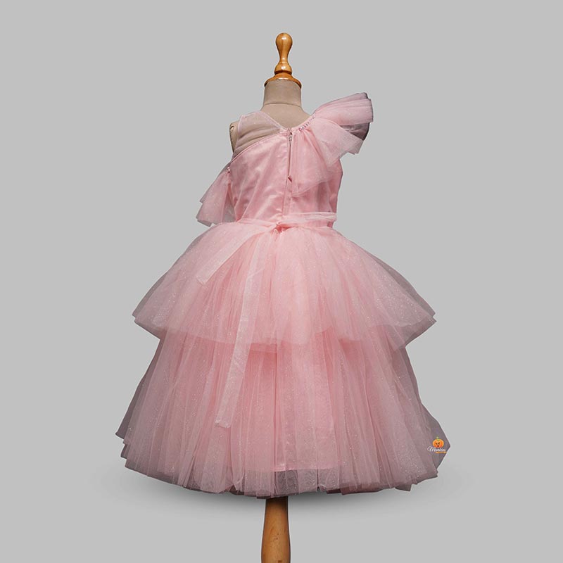 Pink Designer Gown for Girls