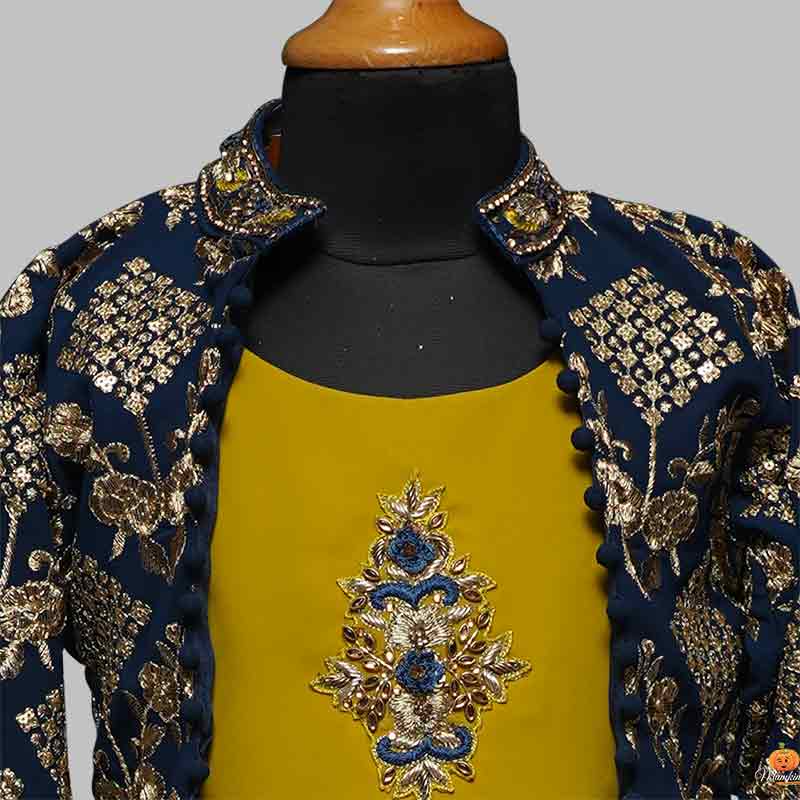 Premium Rayon Gown With Jacket – Eshopnix