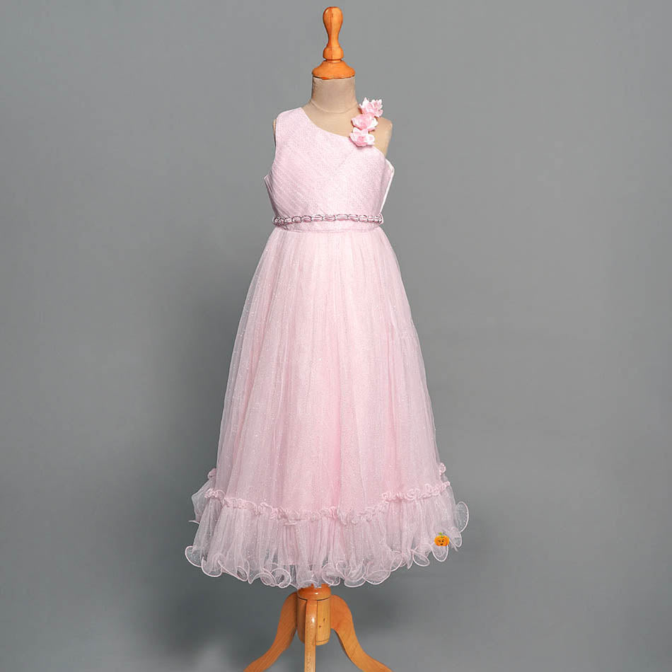 Pink Long Gown for Kids