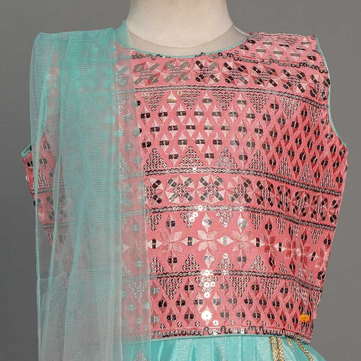 Pretty Pink Girls Lehenga Choli