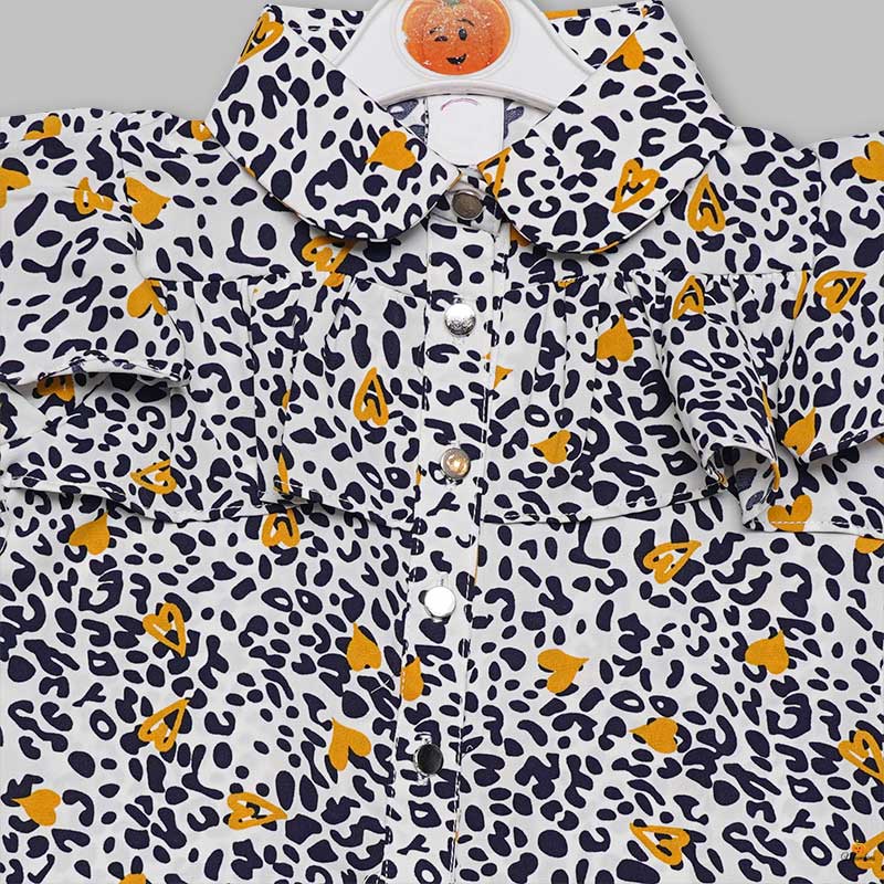 Mustard Plazo Suit For Girls