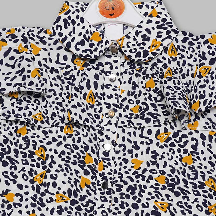 Mustard Plazo Suit For Girls