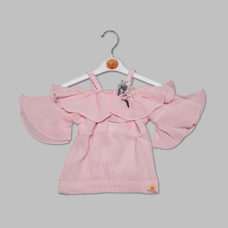 Pink Plazo Suit For Girls