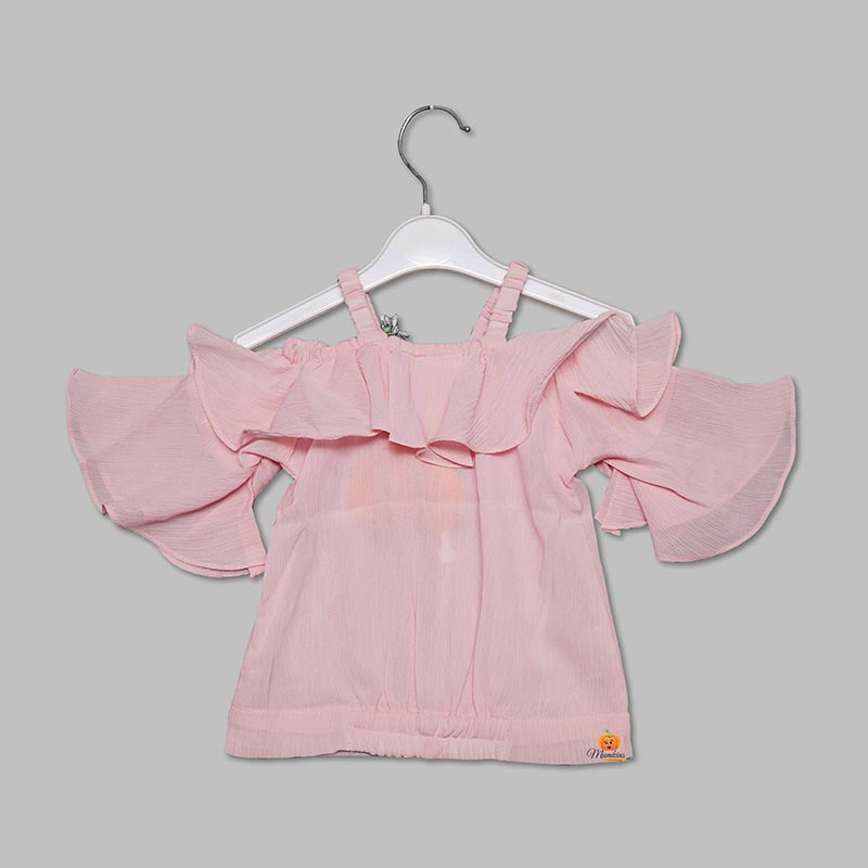 Pink Plazo Suit For Girls