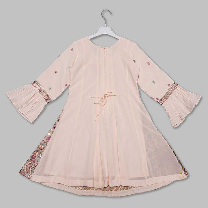 Peach Salwar Suit For Girls