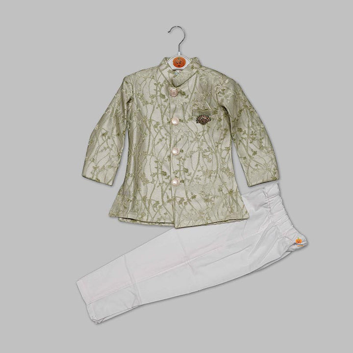 Boys Sherwani with Pant Front View