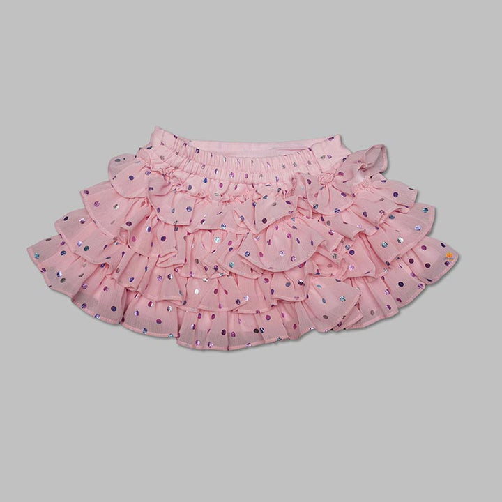Pink Skirt And Top For Girls