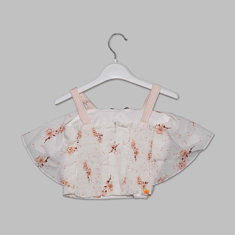Peach-Pista Western Wear For Girls