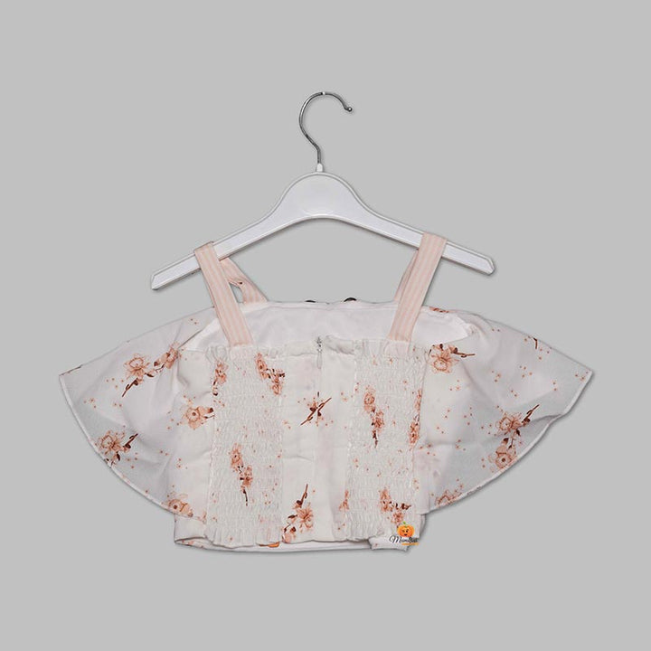 Peach-Pista Western Wear For Girls