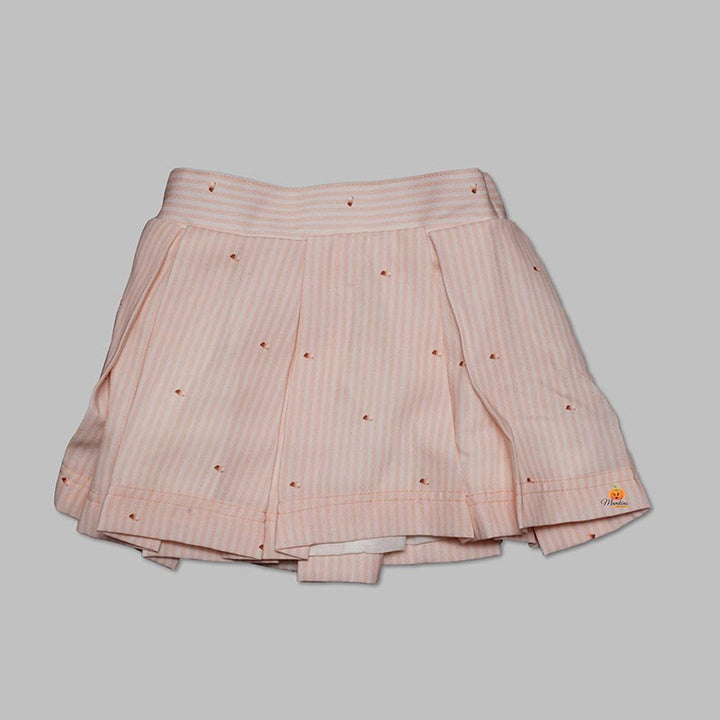 Peach-Pista Western Wear For Girls