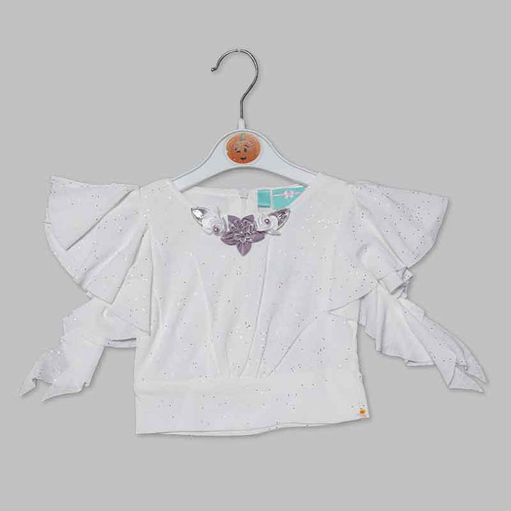 Pink-Purple Skit & Top for Kid Girls