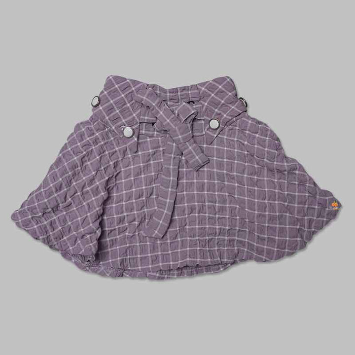 Pink-Purple Skit & Top for Kid Girls