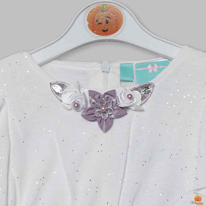 Pink-Purple Skit & Top for Kid Girls