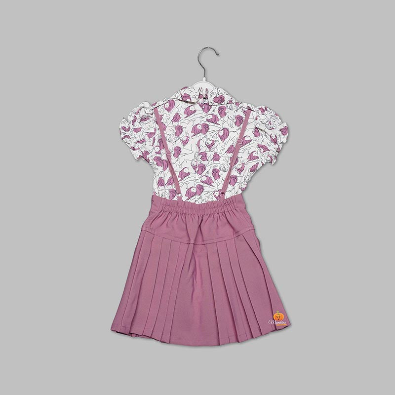 Pink Skirt And Top For Girls