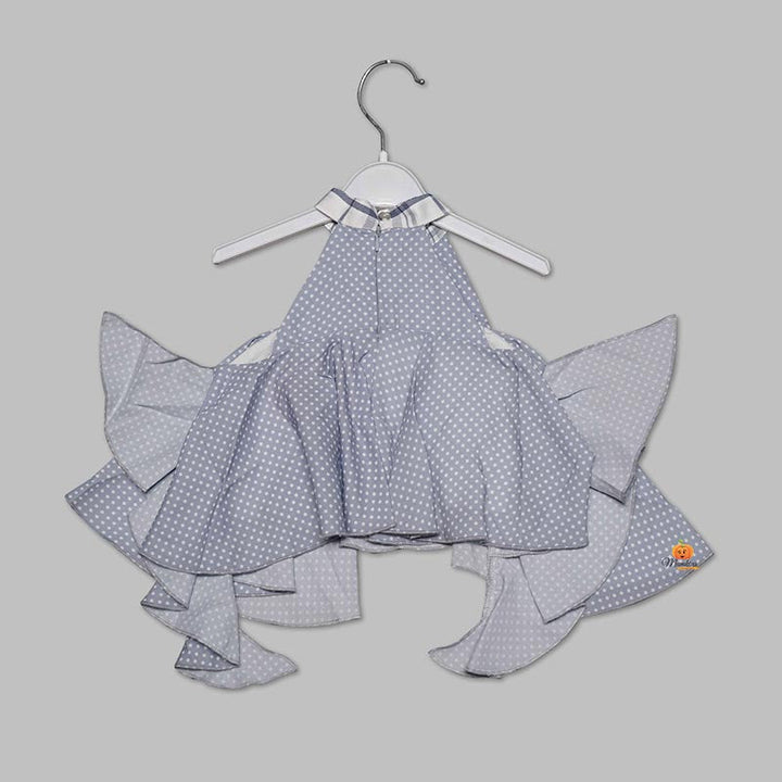 Grey Skirt And Top For Girls