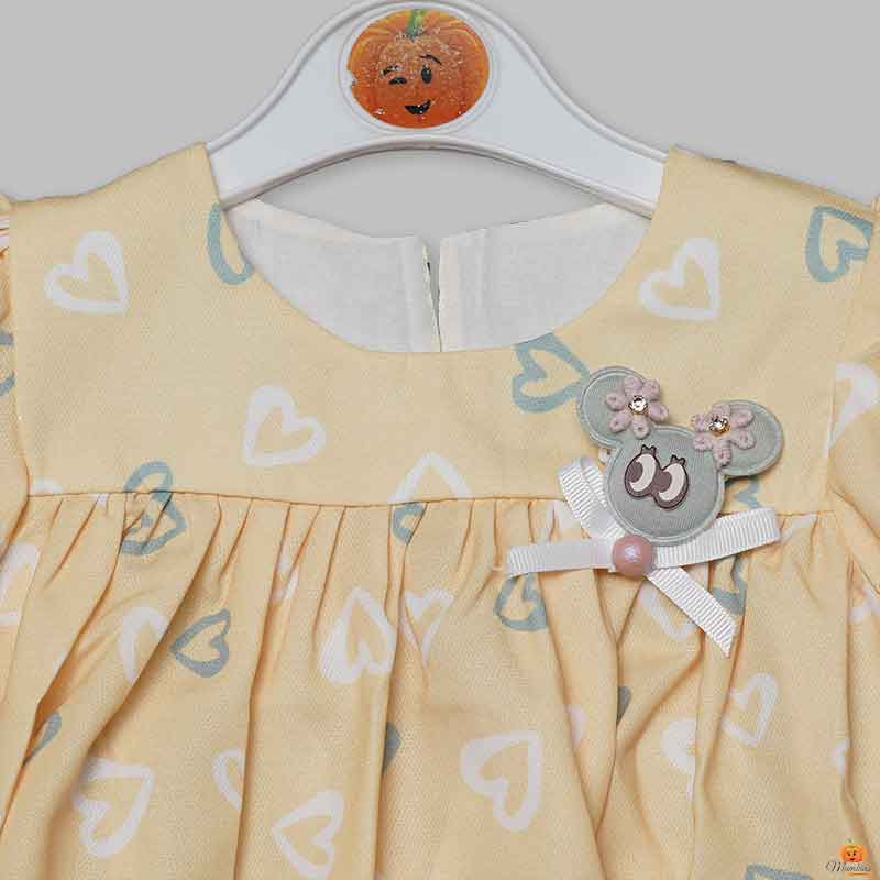 Peach-Yellow Top for Kid Girls