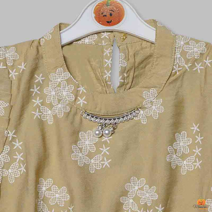 Top for Kid Girls with Flower Design
