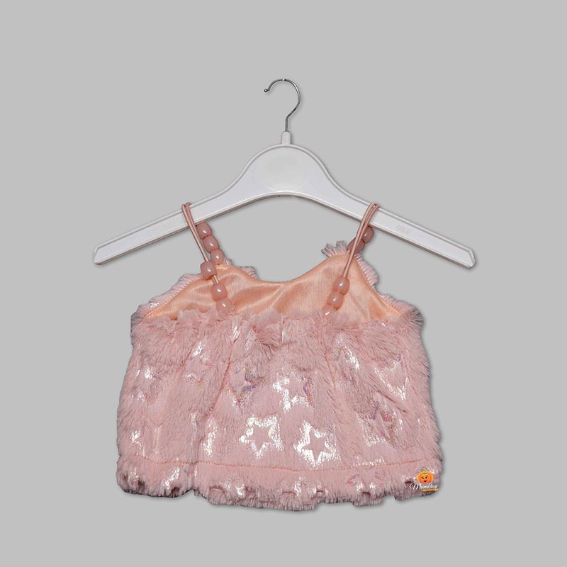 Top for Girls with Unique Pattern Back View