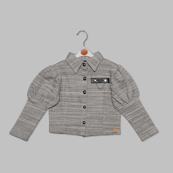 Full Sleeves Top for Girls Front View