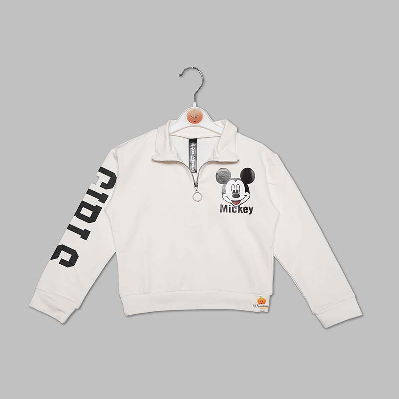 Full Sleeves Kids Tops Wear for Girls Front View