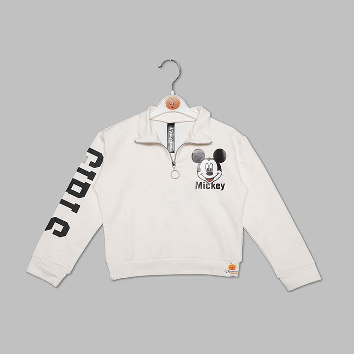 Full Sleeves Kids Tops Wear for Girls Front View